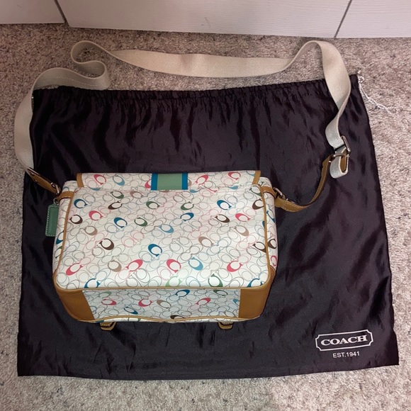 Coach multi color tote. - Picture 5 of 6